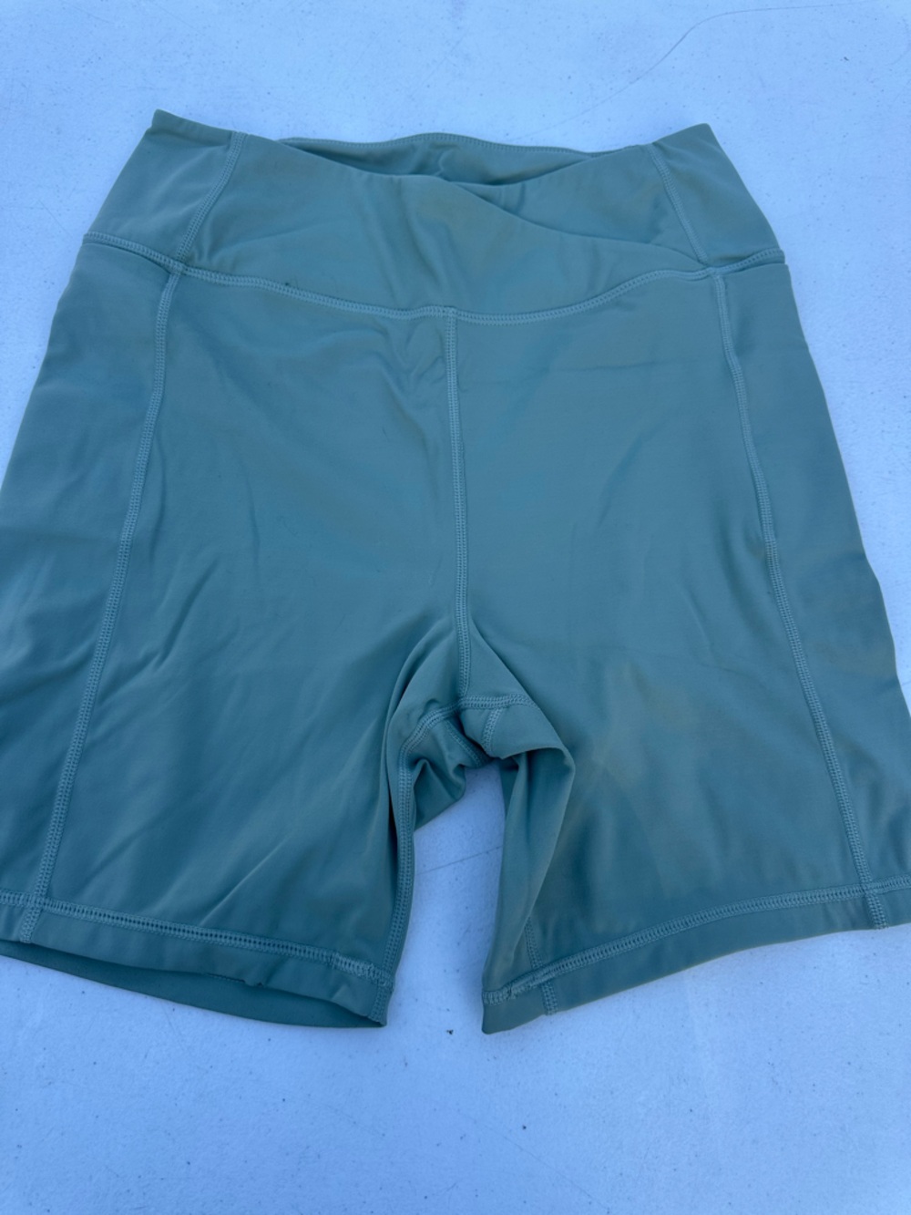 Danskin Sage Green Athletic Bike Shorts